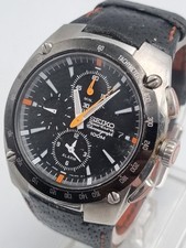 Seiko sportura chronograph for sale  LEEDS