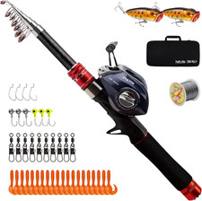 Telescopic fishing rod d'occasion  Expédié en France