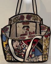 Bolsa Tote Brighton Fashionista Queen Of Love Multi Feminina Tamanho SO, usado comprar usado  Enviando para Brazil
