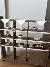 Usado, Móveis em miniatura vintage para casa de bonecas armários e bolos de padaria - Cafeteria pastelaria comprar usado  Enviando para Brazil