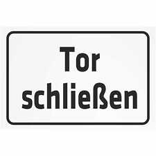 Schild tor schließen gebraucht kaufen  Deutschland