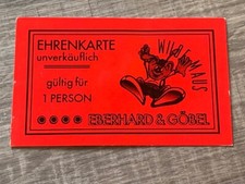 Fahrchip ehrenkarte wilde gebraucht kaufen  Pfaffenhofen a.d.Ilm