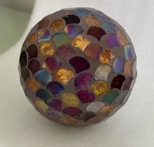 Bola/esfera de mosaico design vitral decorativo 4”- Parte inferior do espelho comprar usado Bola/esfera de mosaico design vitral decorativo 4”- Parte inferior do espelho comprar usado  Enviando para Brazil