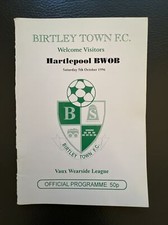 5.10.1996. birtley town for sale  TELFORD