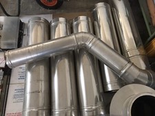 Edelstahl kaminrohr rauchabzug gebraucht kaufen  Sinsheim
