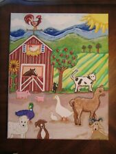 'ANIMAIS DE FAZENDA' Impressão Artística / Quarto de Bebê, Quarto Infantil, Decoração de Berçário, Celeiro comprar usado  Enviando para Brazil