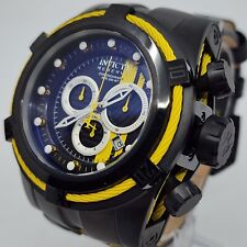 RARO Invicta Reserve Zeus Bolt Race Team 26472 relógio cronógrafo suíço de couro comprar usado  Enviando para Brazil