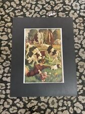 Vintage art print for sale  WALSALL