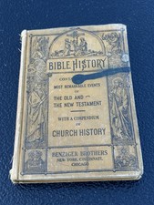 1924 Catholic Bible History Textbook w/ Church History Benziger Brothers comprar usado  Enviando para Brazil