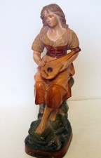Statue femme mandoline d'occasion  Gerbéviller