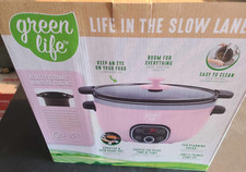 GreenLife Cook Duo Cerâmica Saudável Antiaderente Programável 6 6 Quartos, Rosa , usado comprar usado  Enviando para Brazil