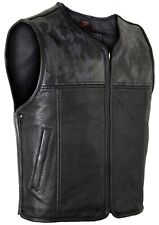 Gilet pelle uomo usato  Spedire a Italy