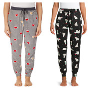 Pantalones de pijama Secret Treasures para mujer con cordón corazón oso polar talla mediana segunda mano  Embacar hacia Argentina