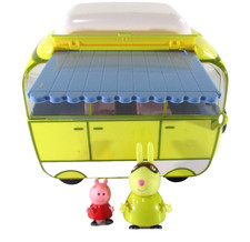 Toldo dobrável Peppa Pig Holiday Campervan Playset amarelo Van Daddy Pig & Peppa comprar usado  Enviando para Brazil