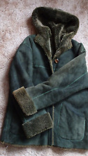 Lammfellledermantel grün . gebraucht kaufen  Waren (Müritz)