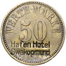 Niemiecka Afryka Południowo-Zachodnia - 50 fenigów - Hafen Hotel Swakopmund - Namibia - RZADKI! na sprzedaż  PL