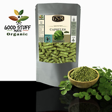 Cápsulas de Moringa Extrato Orgânico Vegano SEM ENCHIMENTOS 500mg 100% Puro 50 100 200 comprar usado  Enviando para Brazil