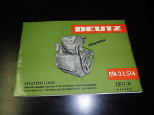 Ersatzteilliste deutz diesel gebraucht kaufen  Jever