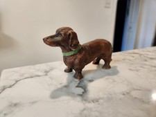  Boneco de cachorro Dachshund esculpido à mão vintage de madeira? comprar usado  Enviando para Brazil