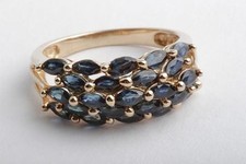 Saphir ring 585 gebraucht kaufen  München