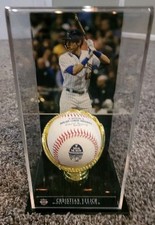 Estojo de luva Christian Yelich Milwaukee Brewers 18 NL MVP com bola oficial da liga principal de beisebol RARO comprar usado  Enviando para Brazil