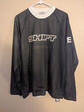 Camiseta deportiva Shift Racing motocross manga larga negra talla grande reversible segunda mano  Embacar hacia Argentina