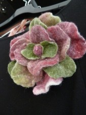 Filzbrosche filz rose gebraucht kaufen  Enkenbach-Alsenborn