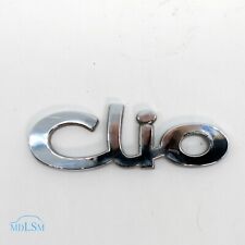 SCRITTA RENAULT CLIO LOGO EMBLEMA SIGA BADGE FREGIO POSTERIORE ORIGINALE comprar usado  Enviando para Brazil
