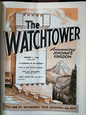 Jehovah witness watchtower for sale  CREWE