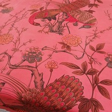 Vintage curtain material for sale  LLANDRINDOD WELLS
