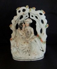 C.19th staffordshire flatback for sale  NORTH WALSHAM