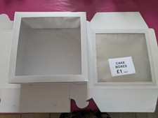Cake boxes window for sale  DOWNHAM MARKET