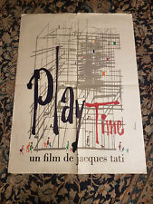 Affiche cinéma playtime d'occasion  Pantin