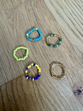 Perlen ring elastisch gebraucht kaufen  Berlin