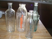Antique glass bottles for sale  Viking