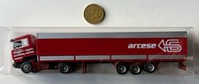 K269 AWM 1:87 LKW Scania Arcese Transport Langpritsche/Plane Sz Italien H0 comprar usado  Enviando para Brazil
