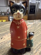 wooden cats decorative for sale  San Leandro
