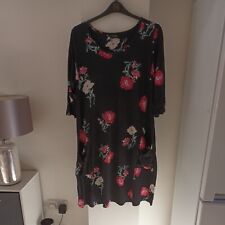 Ladies black floral for sale  LEICESTER