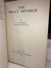 The Great Divorce by CS Lewis Hardback First Edition 2nd Printing comprar usado The Great Divorce by CS Lewis Hardback First Edition 2nd Printing comprar usado  Enviando para Brazil