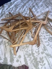 Wooden coat hangers for sale  LEEDS