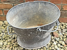 Galvanised metal bucket for sale  BO'NESS