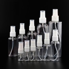 Lotes de frascos de spray vazios de perfume plástico transparente para viagem de 5 ml a 250 ml comprar usado  Enviando para Brazil