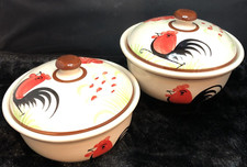 Rooster hen stoneware for sale  Savannah