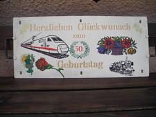 Zuglaufschild metall schweres gebraucht kaufen  Schwäbisch Gmünd