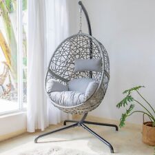 Grey hanging rattan for sale  CHESTERFIELD
