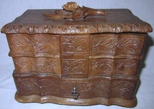 Antike schmuckschatulle holz gebraucht kaufen  Hamburg