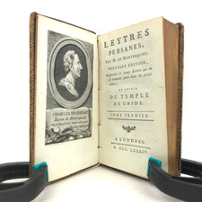 Lettres persanes 1784 d'occasion  Paris VI