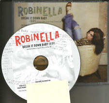 Usado, ROBINELLEA Break it Down Baby RARE 2006 USA PROMO Radio DJ CD Single MINT comprar usado  Enviando para Brazil