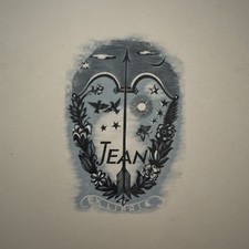 Usado, Exlibris-ÍTALO ZETTI-(1913-1978)-X2-(1955)-Jean comprar usado  Enviando para Brazil