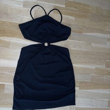 Kleid schwarz cut gebraucht kaufen  Rheinböllen